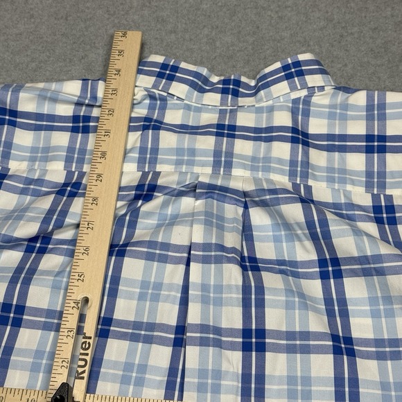 Brooks Brothers Shirt Mens 2XL XXL Oxford Supima Short Sleeve Relaxed Fit - Picture 8 of 8